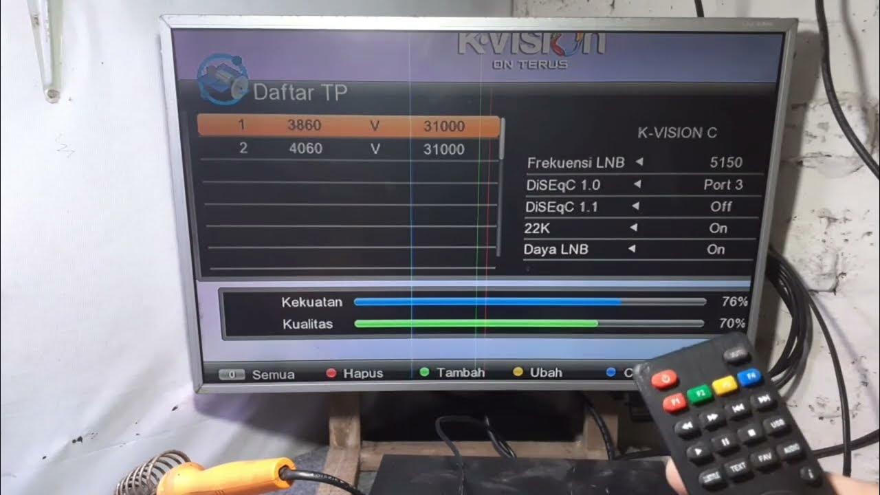 reciver k vision tidak ada sinyal begini cara mengatasinya . YouTube