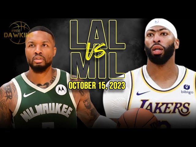 Three Things to Know: Preseason Game 5 – Lakers vs Bucks: 10-15-23