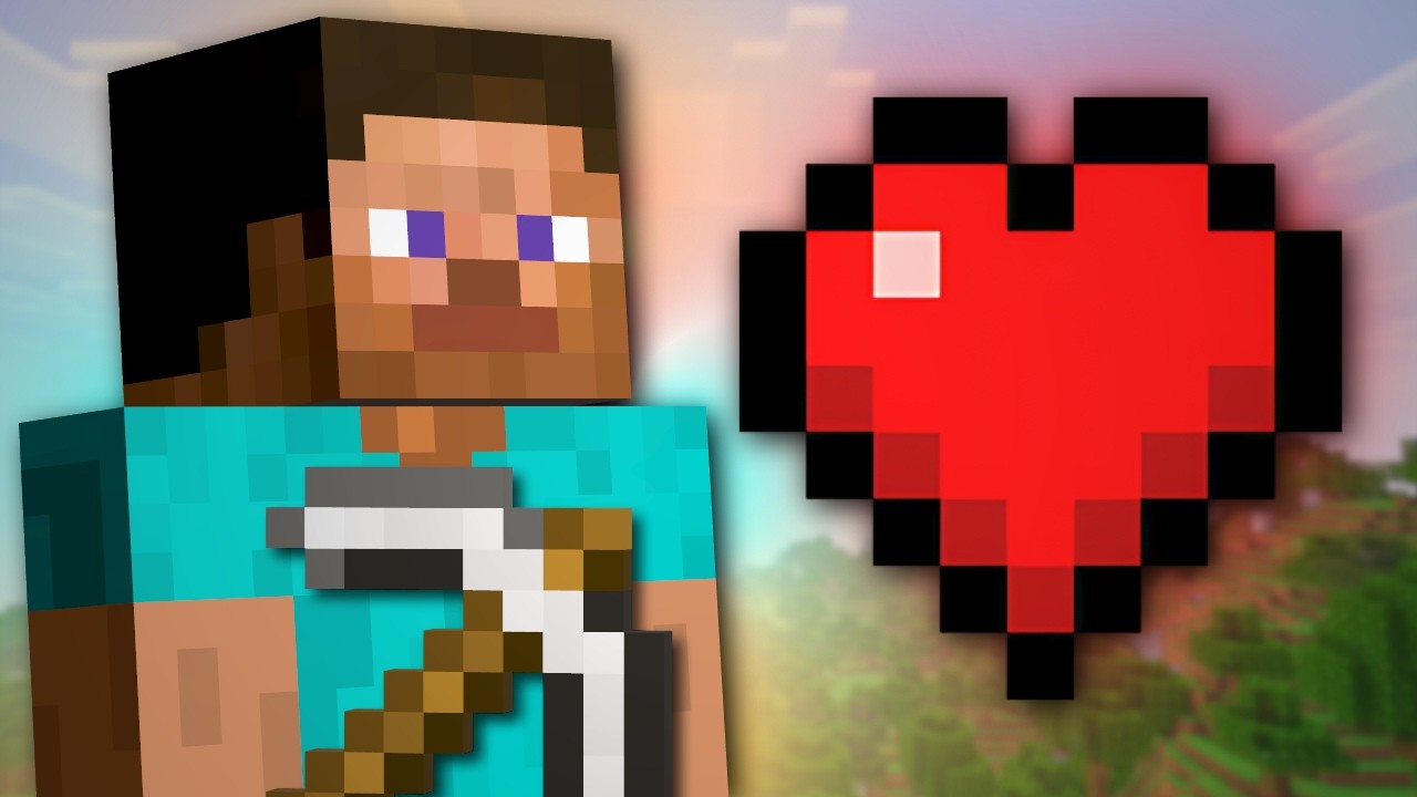 me pasé Minecraft con un solo corazón (sí, en serio)