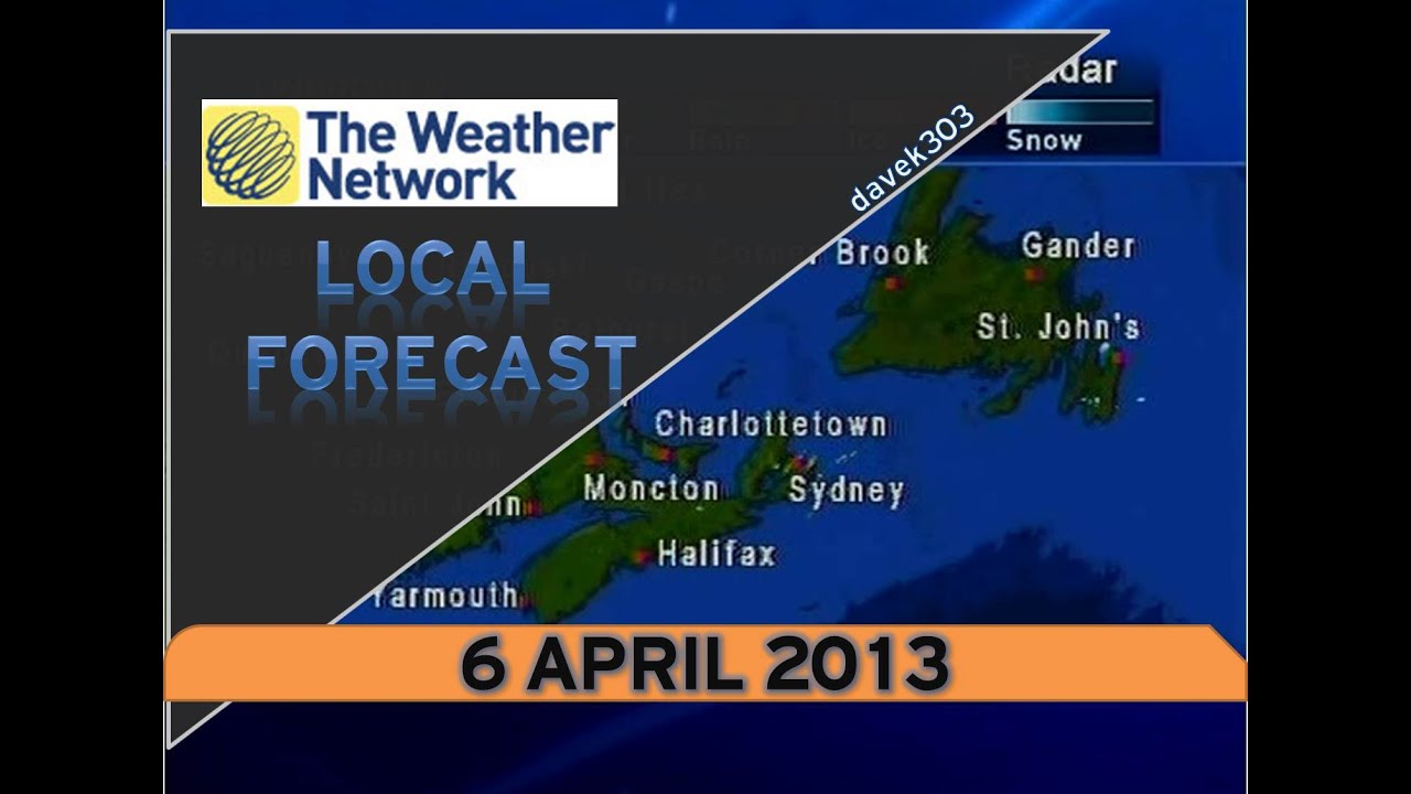 The Weather Network Local Forecast - 6 April 2013