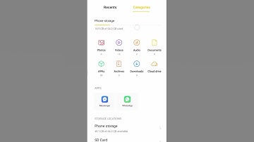 Set SD card as default place to store data