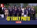 LIVE: Hugs &amp; Handshakes: PM Modi Pose With G7 Leaders in Group Photo at Summit | France