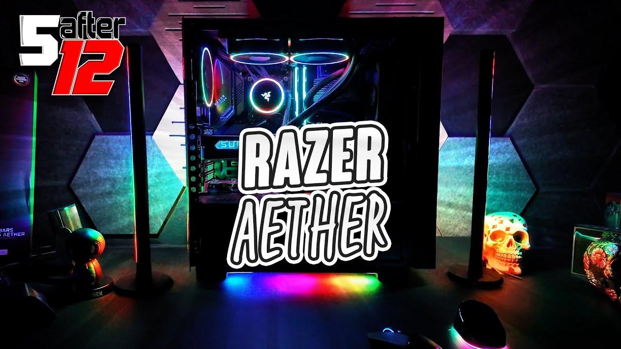 Razer Aether Standing Light Bars - YouTube