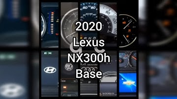 Lexus - NX300h - 2020 - Base: Gauge / Instrument Cluster Startup Sequence