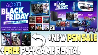 Ps4 Black Friday Deals Revealed New Psn Sale Free Ps4 Game Rental