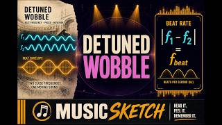 Why Slightly Detuned Notes Wobble | Music Sketch