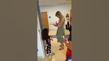 Taylor Swift surprises kids at Florida hospital