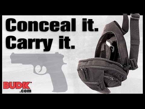 sling bag with gun holster