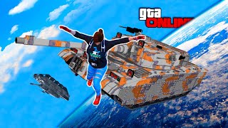 Смешные Моменты в GTA 5! №2. Адские Ворота и Адский Полет в Космос!