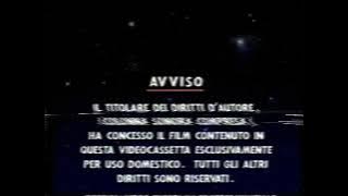 Sequenza Apertura CIC Video VHS Film 'Fa' la cosa giusta' (1990)