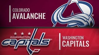 Avalanche vs Capitals  Oct 14, 2019