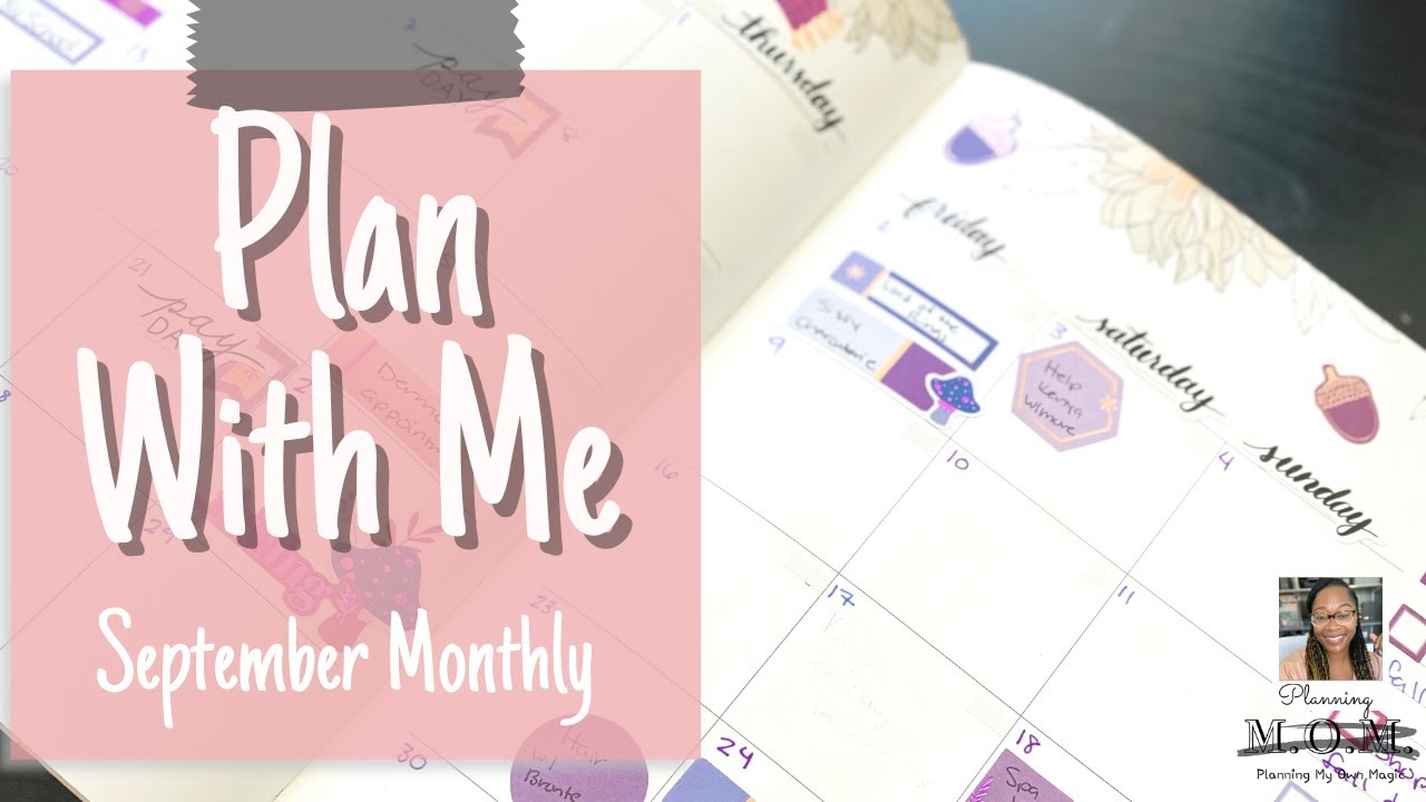PLAN WITH ME | SEPTEMBER MONTHLY | ERIN CONDREN SOFTBOUND
