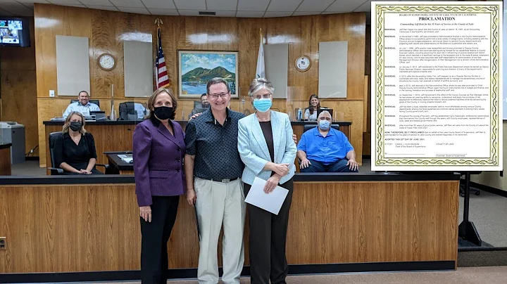 Board of Supervisors commend Jeff Rein for his 30 ...