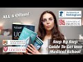 HOW I GOT ALL 4 MEDICINE OFFERS | How To Get Into Medical School UK Step By Step Guide + Tips 2020