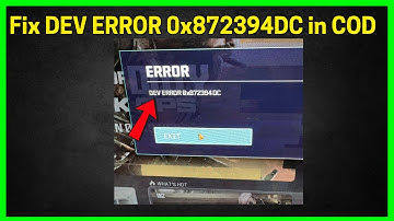 Fix DEV ERROR 0x872394DC in Call of duty: Black ops 6