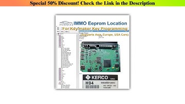 Exclusive IMMO off EEPROM Location Software for Key Maker Key Programming Show Original Allowed Tra