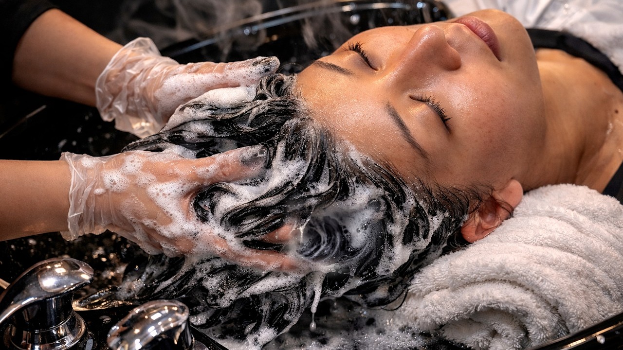 АСМР СПА для волос 🌿 Расслабляющий уход за кожей головы и волосами