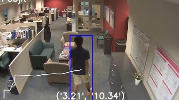 Video Demo of "An Indoor Positioning System Facilitated by Computer Vision"