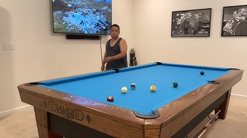 Diamond 9’ Pro-Am Pool Table - #RO145