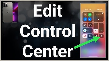 Hoe verwijder ik Control Center-pictogrammen?
