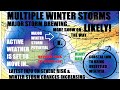Multiple winter storms likely major storm likely brewing for next week severe risk to increase