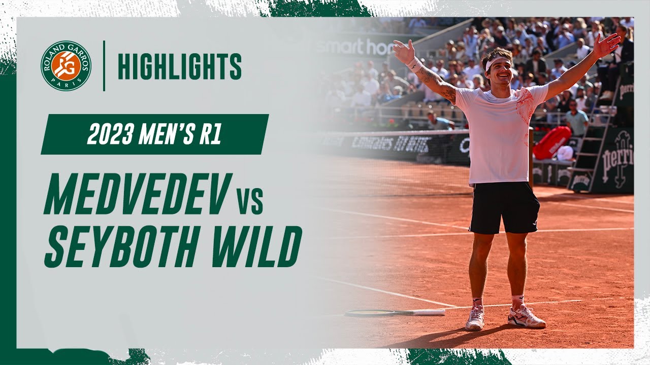 Daniil Medvedev vs Thiago Seyboth Wild - Round 1 Highlights I Roland-Garros 2023