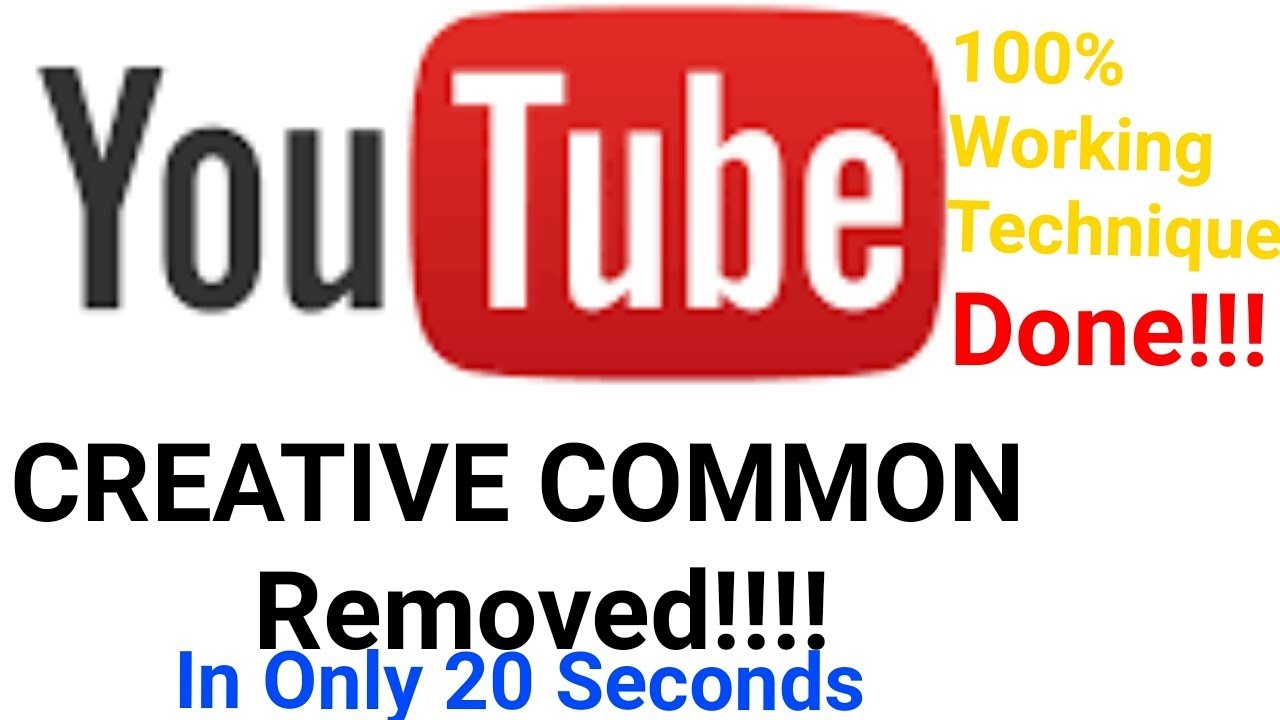 How to remove Creative Common from Youtube Video in 2019|creative common|In English
