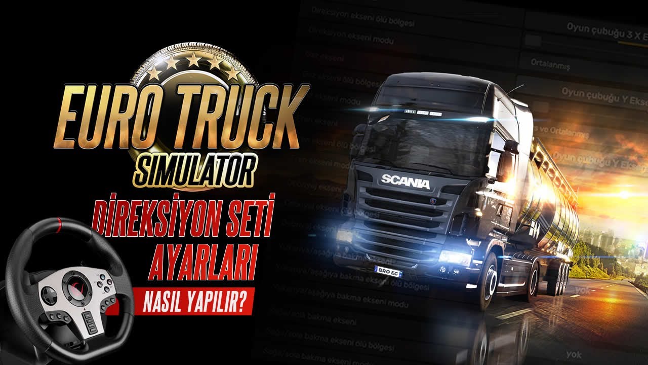Rampage V902 direksiyon seti ile Euro Truck direksiyon ayarları nasıl yapılır?