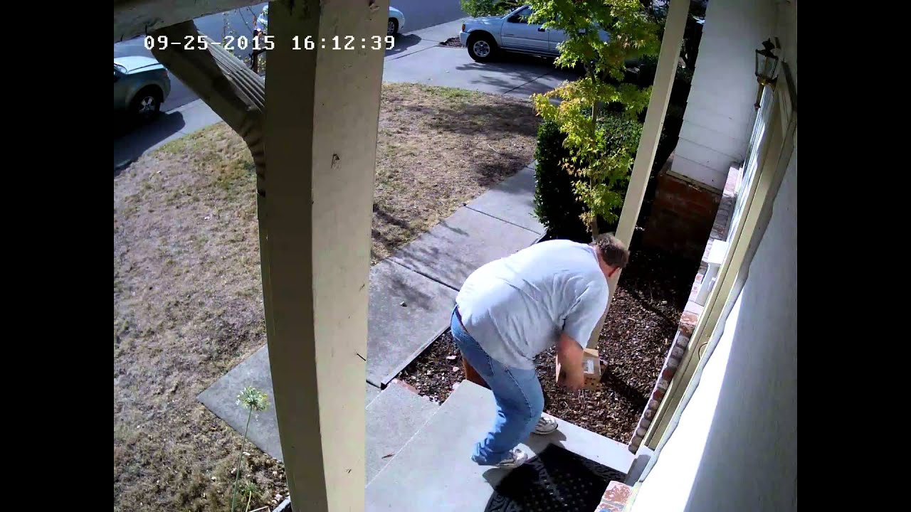 Man Takes Package, Owner Takes Purse 3 - To use or license, contact licensing@viralhog.com - YouTube