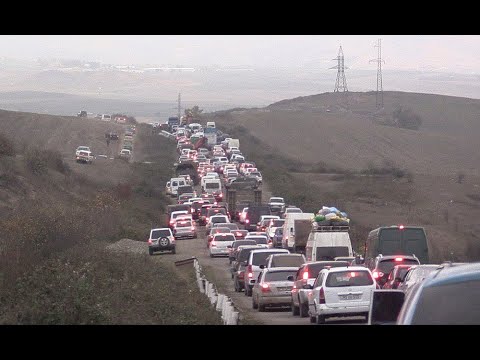 Страх армян в Ханкенди: новый маршрут коридора. Армяне освобождают село Забух в Лачинском районе.