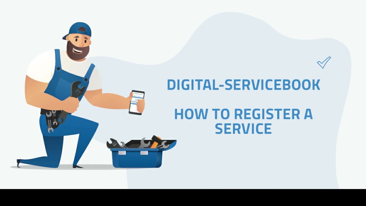 Registration of service in Digital Servicebook