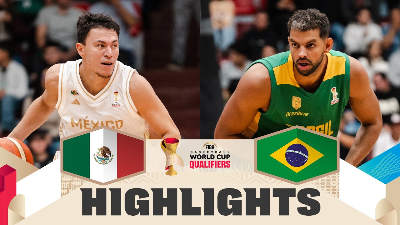Mexico 🇲🇽 v Brazil 🇧🇷 | Highlights | FIBA Basketball World Cup 2027 Americas Qualifiers