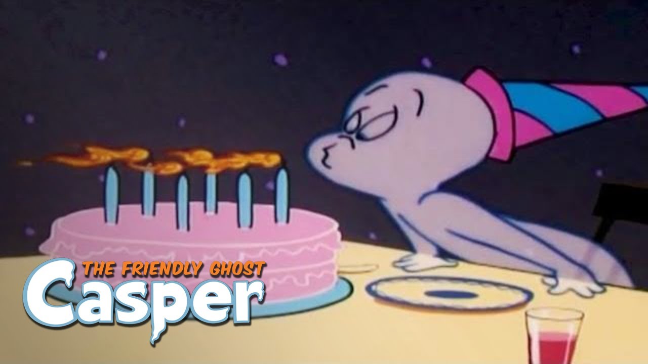 Casper the Friendly Ghost  Caspers Birthday Party  Full Episode  Cartoons For Kids