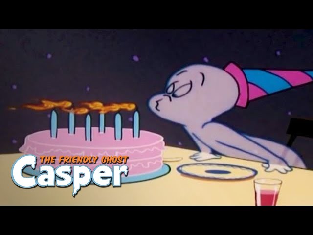 Casper the Friendly Ghost | Casper's Birthday Party | Full Episode | Cartoons For Kids class=