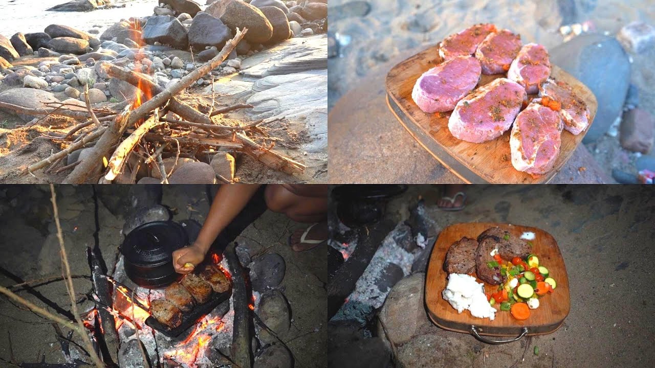 Surviving 24 hours in the forest - YouTube