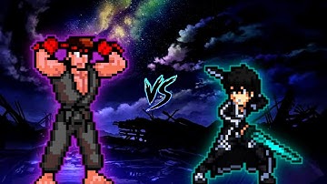 Ryu VS Kirito V2 (3 forms) in Jump Force Mugen