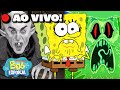 🔴 AO VIVO: Maratona 24/7 de Momentos Assustadores do SpongeBob 😱