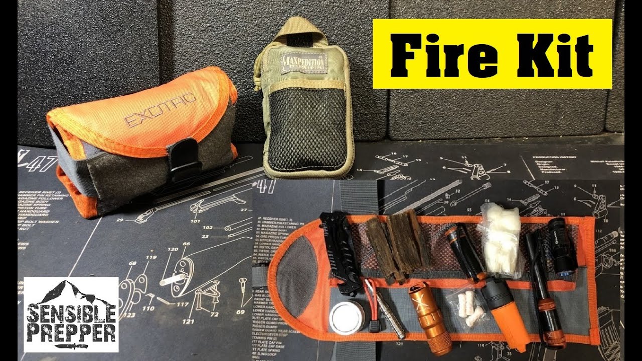 Fire Kit for Survival Exotac Tool Roll 