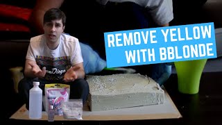 Remove yellow in plastic with Bblonde