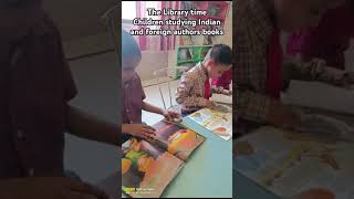 The Library time Children studying Indian and foreign authors books #viral #prernakkgischool #ipl