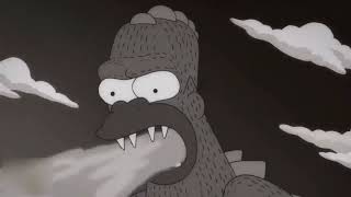 The Simpsons - GODZILLA or HOMERZILLA