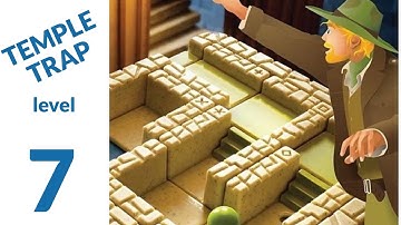 ASMR Daily Puzzle Game - TEMPLE TRAP - level 7 (Whispering)