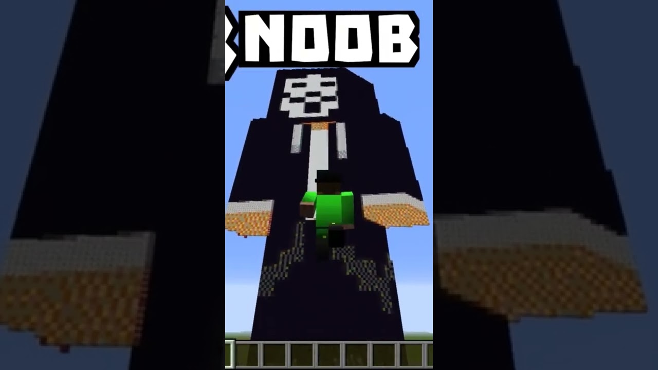 NOOB VS PRO Minecraft Pixel art🎨Anonymous