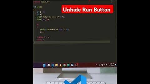 How to reveal the hidden run button in VS Code!👀🚀#RunButton