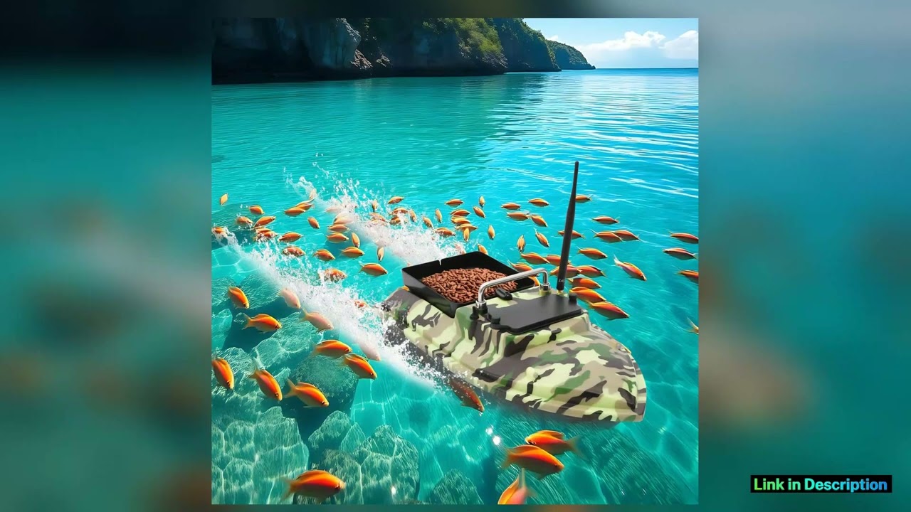 Fishing Bait Boat High Speed Fishing Bait Boat Remote Control Boat for Pool and Lake Bait Boats Tre