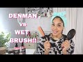 Denman vs Wet Brush! Which Brush is better for Styling 3b Curls?