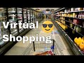 Virtual shopping  shop with me  kroger grocery haul  food prices  gopro 4k