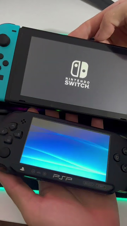 Switch vs PSP Boot Up Speed Comparison - (Shocking!) #psp #short #nintendo #switch