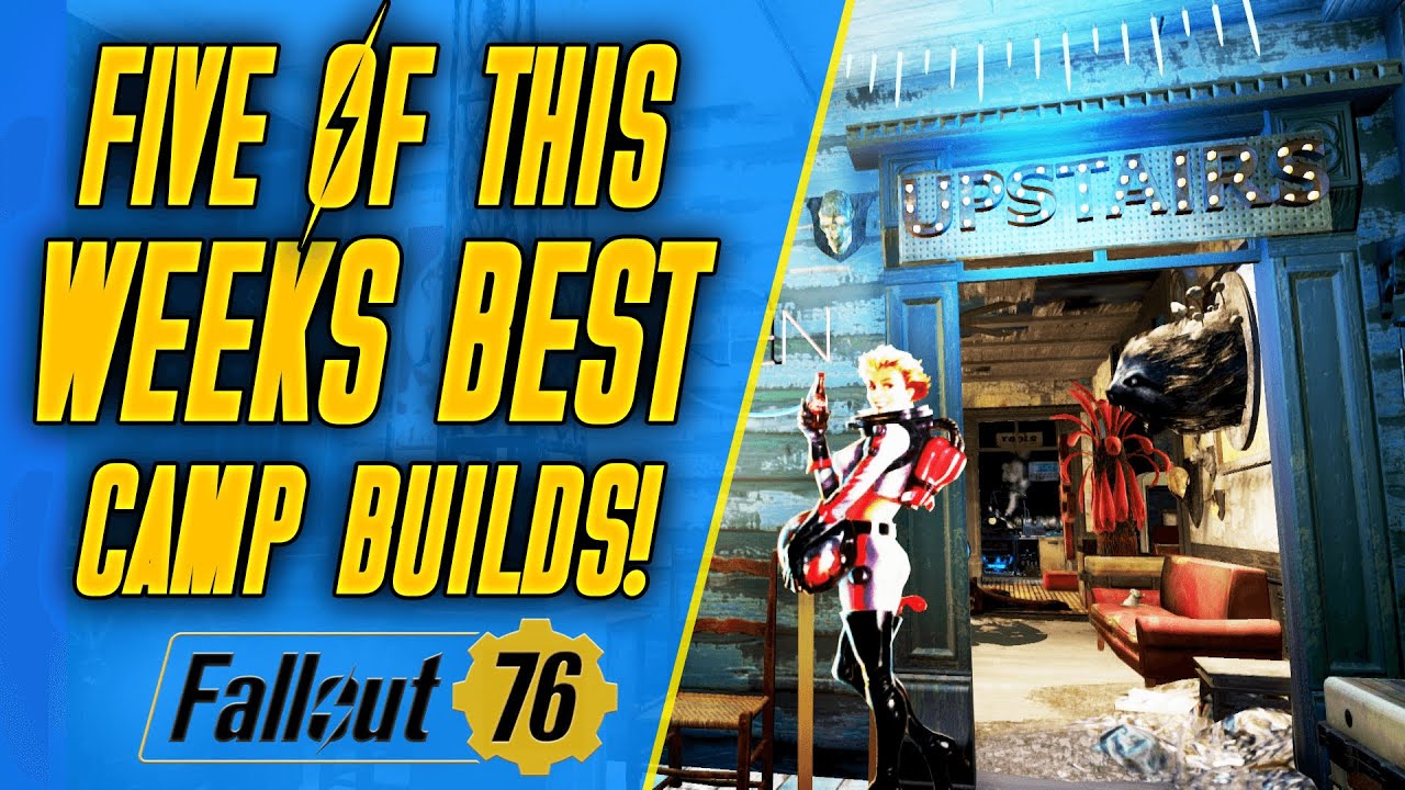 THIS WEEKS TOP 5 CAMPS! | Fallout 76 Camp Tour