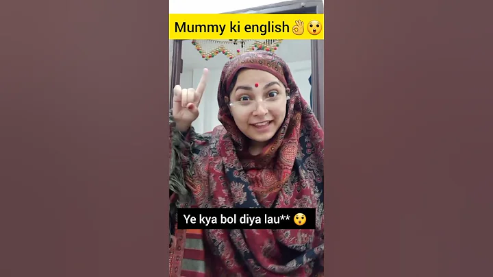 Maa rocked beti shocked😲🤣 #comedy #maabeti #shorts #viral #english #memes #videocall #youtubeshorts